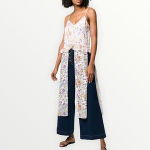 SeeByChloe Floral Devoré Panelled Cami